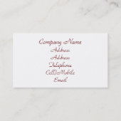 OUD ENGELAND VISITEKAARTJE (Achterkant)