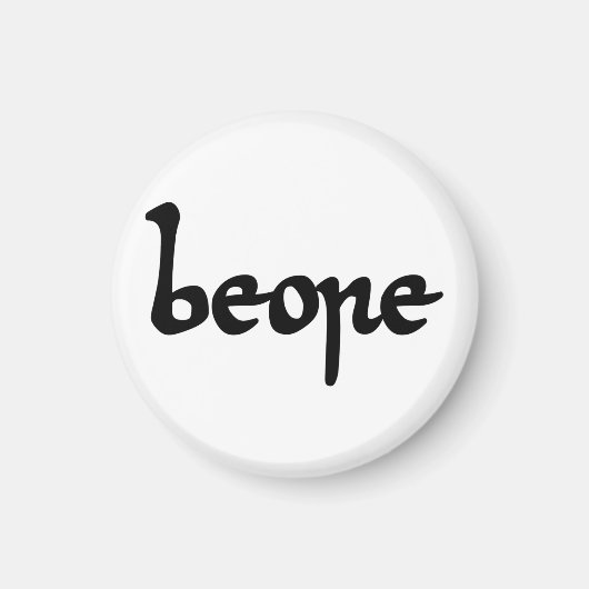 Oud Engels Beer Magneet (Voorkant)