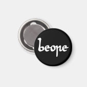 Oud Engels Beer Magneet (Voorkant / Achterkant)