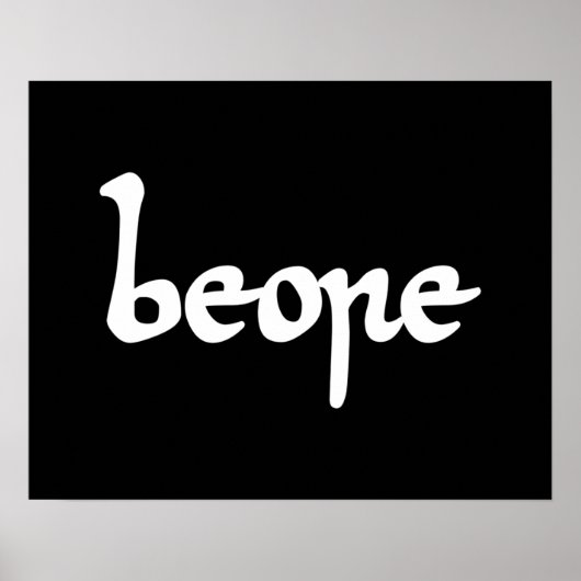 Oud Engels Beer Poster (Voorkant)