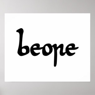 Oud Engels Beer Poster