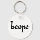 Oud Engels Beer Sleutelhanger (Voorkant)