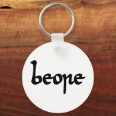 Oud Engels Beer Sleutelhanger (Voorkant)