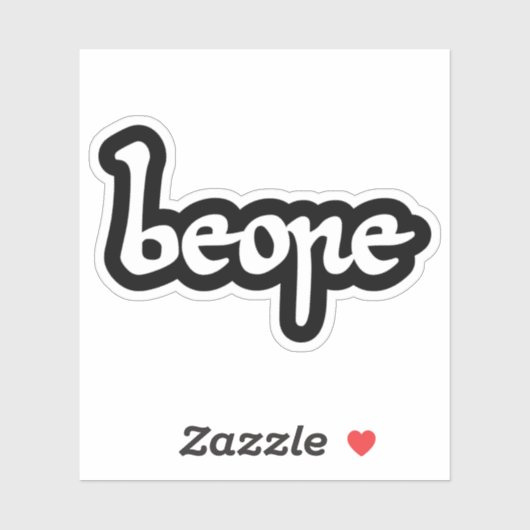 Oud Engels Beer Sticker (Vel)