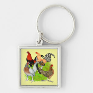 Oud Engels Game Quartet Sleutelhanger