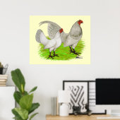 Oud Engels Game Self Blue Poster (Thuiskantoor)