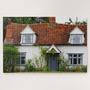 Oud Engels Land House Rustic Building Legpuzzel