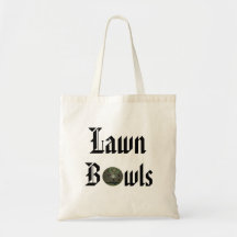 Oud Engels Lawn Bowls tekst ontwerp,