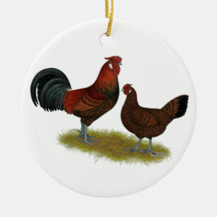 Oud Engels Pheasant Fowl Keramisch Ornament