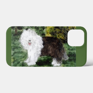 Oud Engels Sheepdog Art iPhone 13 Mini Hoesje