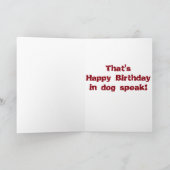 Oud Engels Sheepdog Art Kaart (Binnen)