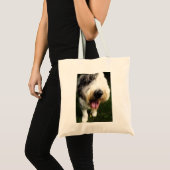 Oud Engels Sheepdog Bag - Big Nose Tote Bag (Voorkant (product))