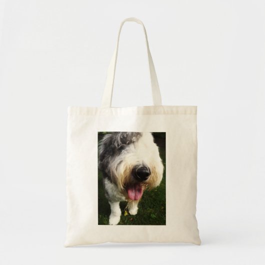 Oud Engels Sheepdog Bag - Big Nose Tote Bag (Voorkant)