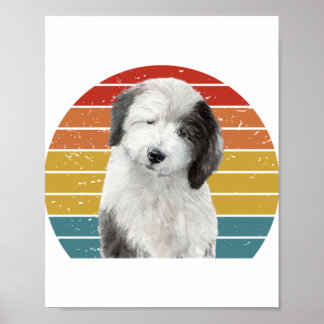 Oud Engels Sheepdog Gifts voor Dulux Dog S Poster