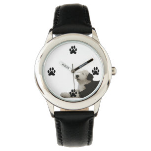 Oud Engels Sheepdog Horloge