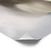 Oud Engels Sheepdog in Sneeuw Kerstmis Perfect Poster (Hoek)