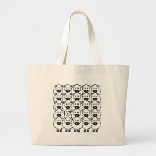 Oud Engels Sheepdog in the Sheep Grote Tote Bag