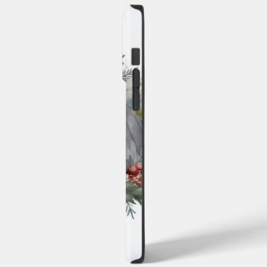 Oud Engels Sheepdog Kerstkrans feestelijke pup Case-Mate iPhone Case (Achterkant / Links)