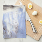 Oud Engels Sheepdog Laat het sneeuwen Kerstmis Theedoek (Quarter Fold)