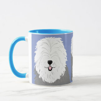 Oud Engels Sheepdog (met bedekte ogen) Mok