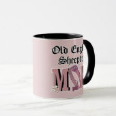 Oud Engels Sheepdog MOM Mok (Voorkant rechts)