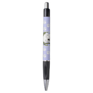 Oud Engels Sheepdog Puppy Painting - Dog Art Pen