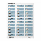 Oud Engels Sheepdog retour adres labels (Full Sheet)