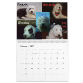 Oud Engels Sheepdogs Kalender (Feb 2027)