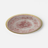 Oud Engelse bloemmotief keramiek uitziend als vint Papieren Bordje (Gekanteld)