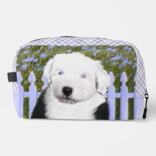 Oud-Engelse Schapendoes Puppy Schilderij Huisdier Toilettasje