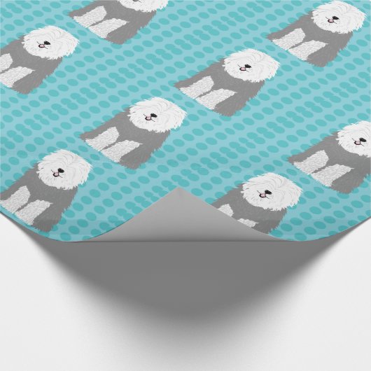 Oud Engelstalig pakpapier (Hoek)