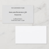 Oud fashioned, Visitekaartje (Voorkant / Achterkant)