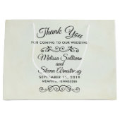 oud-fashioned Western thema Wedding Groot Cadeauzakje (Voorkant)