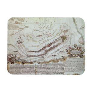 Oud Fort Gaut, Calcutta, 1810 (litho) Magneet