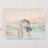 /oud foto-effect jubileumpaar aankondiging (Voorkant / Achterkant)