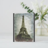 Oud fotoeffect Eiffel Tower Paris Briefkaart (Staand voorkant)