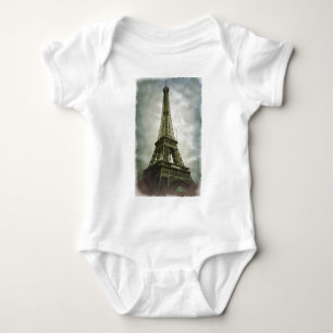 Oud fotoeffect Eiffel Tower Paris Romper