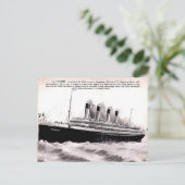 Oud Frans Briefkaart - Le "Titanic" (Staand voorkant)