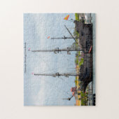 Oud galjoen schip Florida. Legpuzzel (Verticaal)