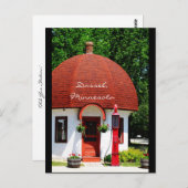 Oud gasstation briefkaart (Voorkant / Achterkant)