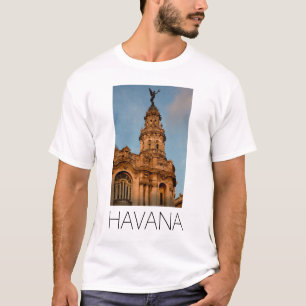 Oud gebouw Spire, Havana, Cuba T-shirt