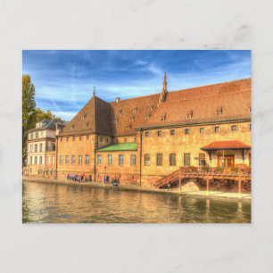 Oud gebouw Straatsburg Briefkaart