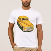 Oud geel auto Mannen T-shirt (Voorkant)