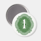 Oud geld magneet (Voorkant / Achterkant)