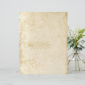 Oud gesmolten, blanco papier (Staand voorkant)