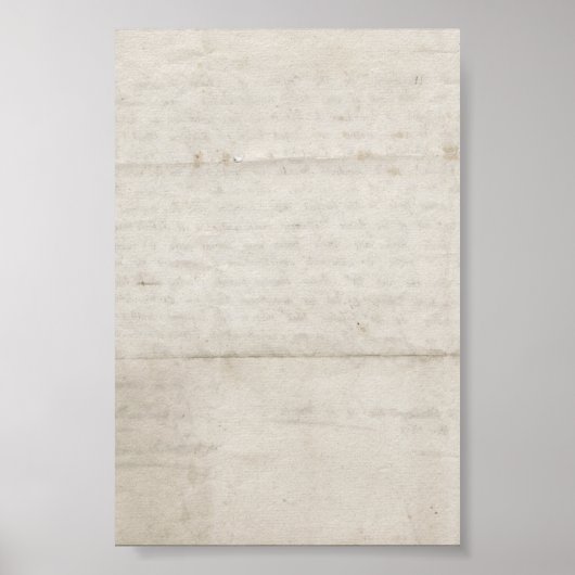 Oud gesneden papier poster (Voorkant)