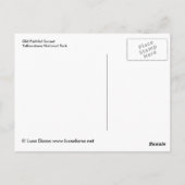 Oud getrouw zonsonderstel briefkaart (Achterkant)