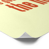 Oud Gevist Gezegde Poster (Hoek)