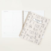 Oud Griekenland Klassiek Grieks Geschiedspatroon Planner (Display)