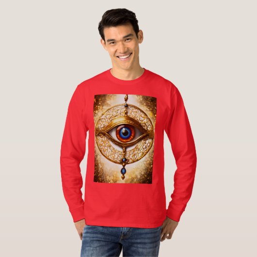 "Oud Grieks Evil Eye T-shirt (Voorkant volledig)